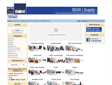 Tablet Screenshot of bgwsupply.com